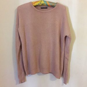 Brandy Melville OS nude boyfriend sweater